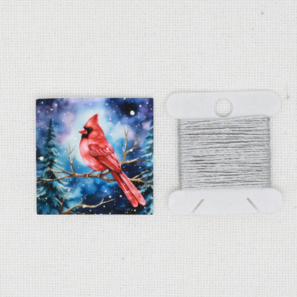Winter Cardinal Needle Minder
