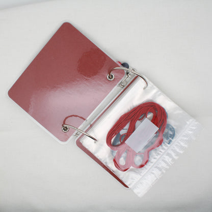 Winter Cardinal Floss Bag Book