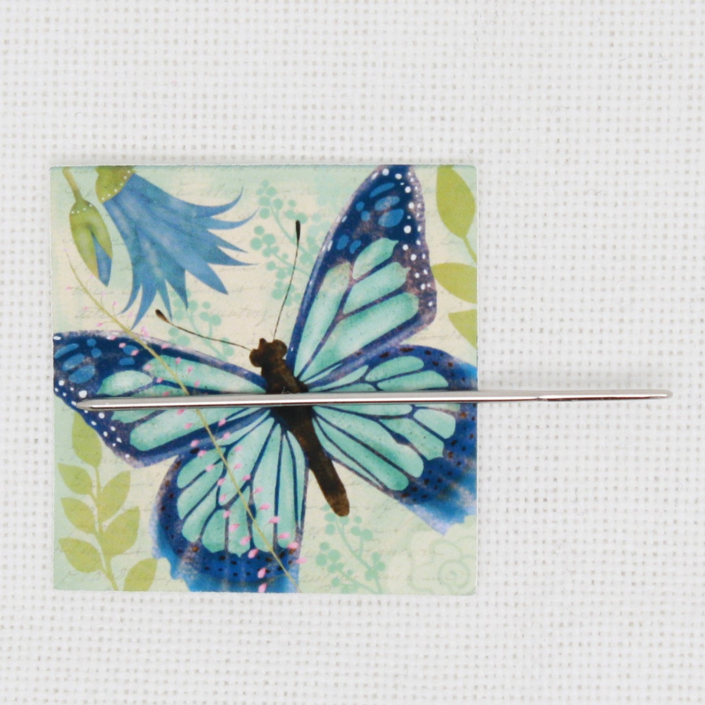 Blue Butterfly Needle Minder