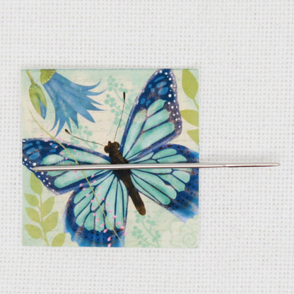 Blue Butterfly Needle Minder