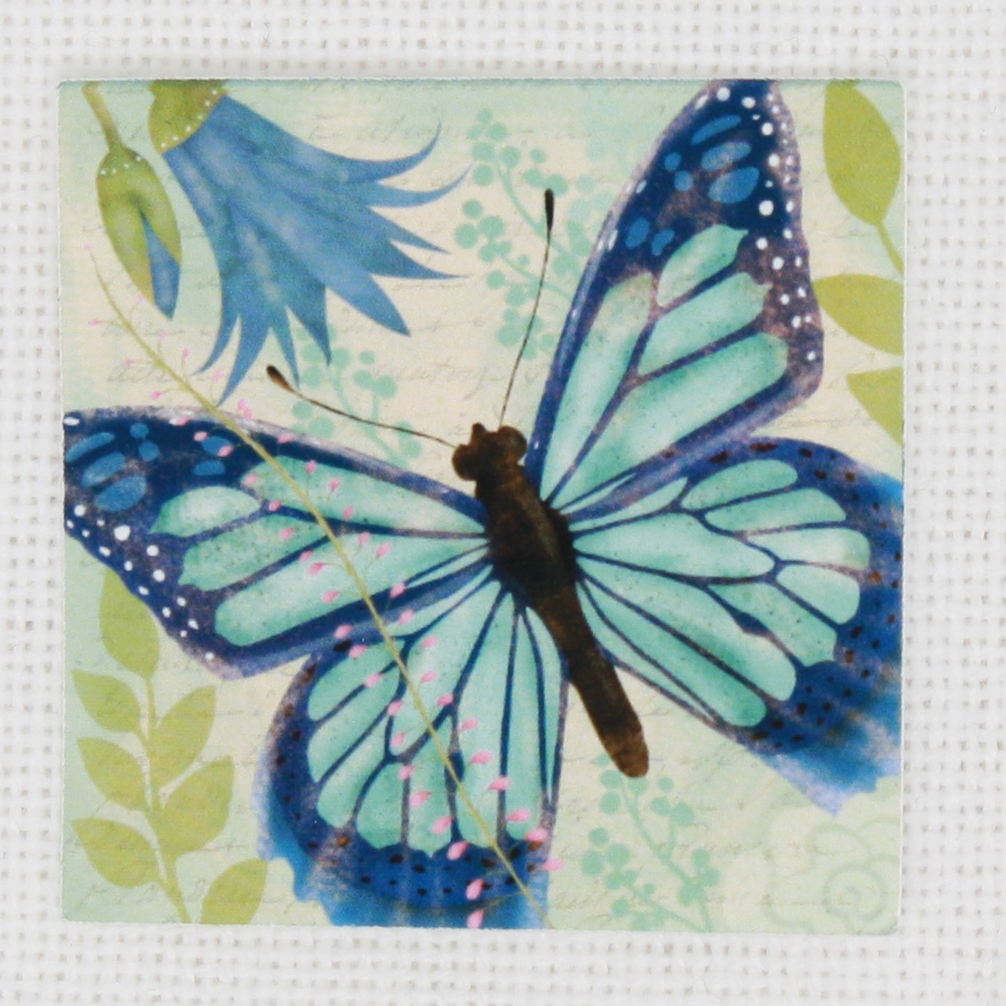 Blue Butterfly Needle Minder