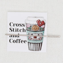 Cross Stitch And Coffee Needle Minder