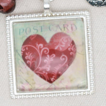 Heart Zipper Pull/ Mini- Fob