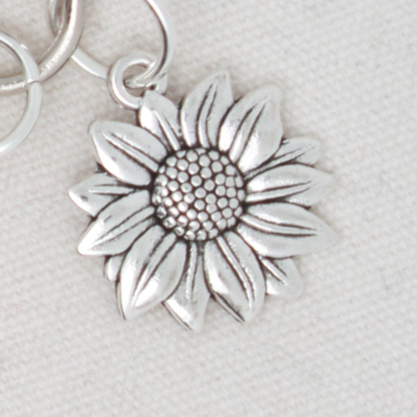 Pumpkin And Sunflower Zipper Pull/ Mini- Fob