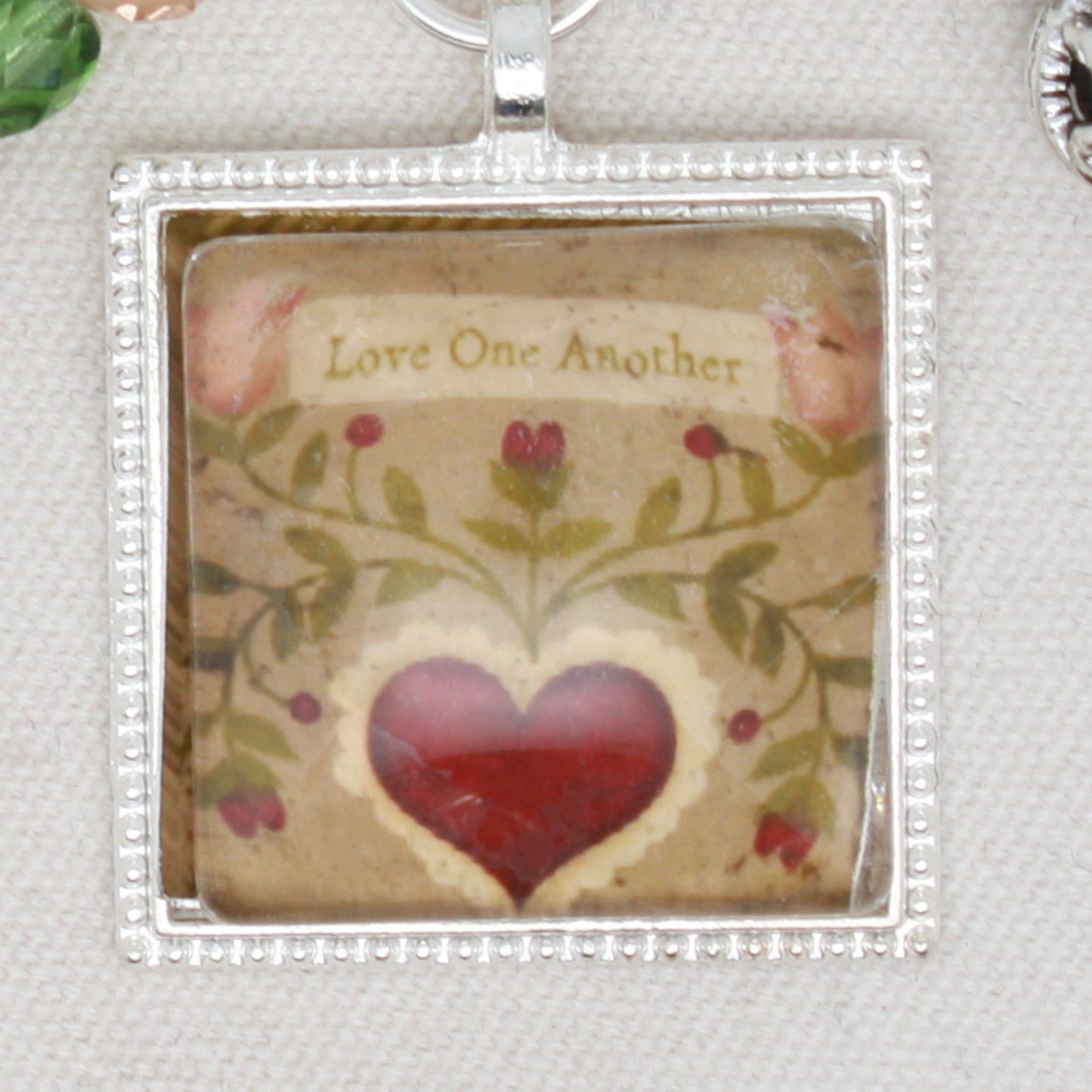 Love One Another Zipper Pull/ Mini- Fob