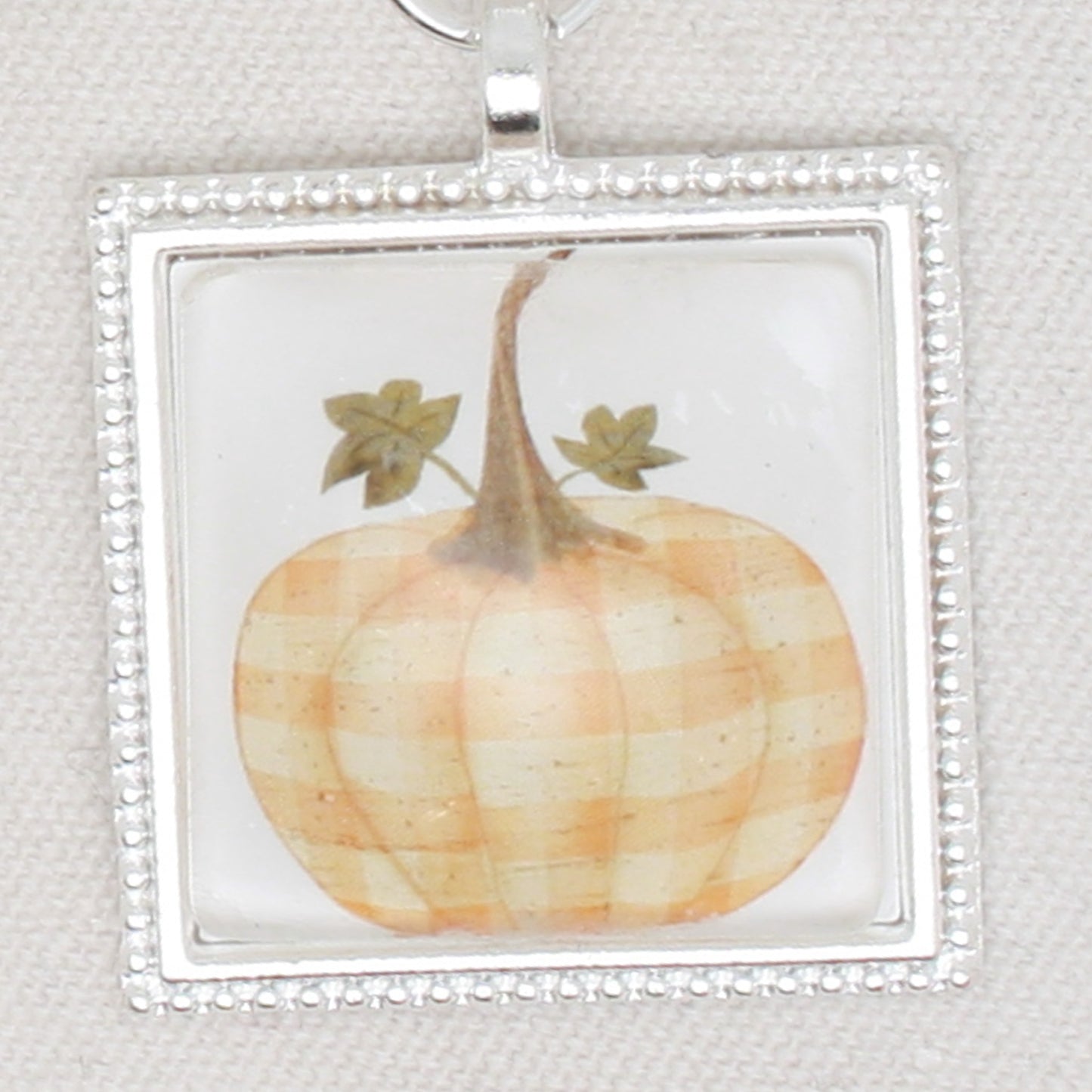 Hello Fall  Zipper Pull/ Mini- Fob