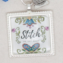 Stitch The Day Away Zipper Pull/ Mini- Fob