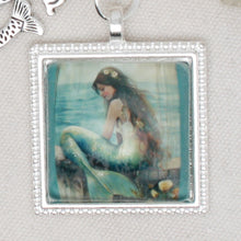 Mermaid Zipper Pull/ Mini- Fob