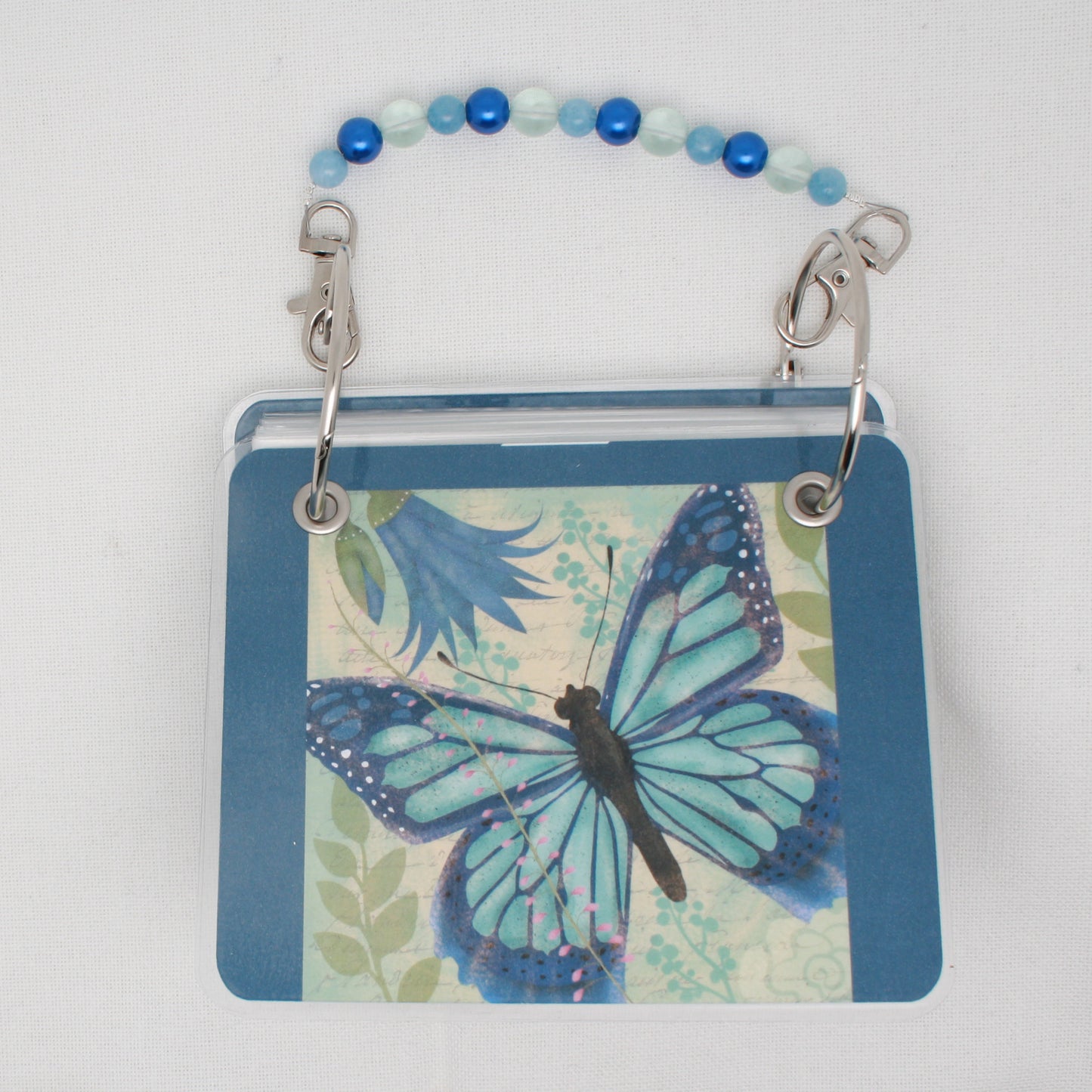 Blue Butterfly Floss Bag Book