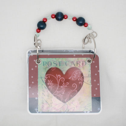 Valentine Heart Floss Bag Book
