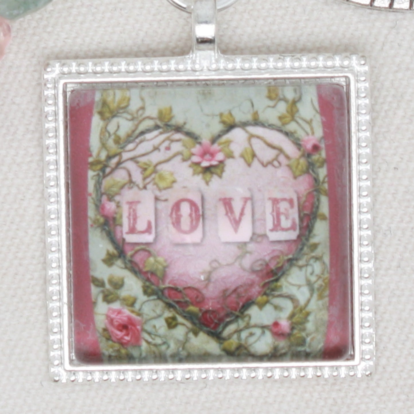 Valentine Love Zipper Pull/ Mini-Fob