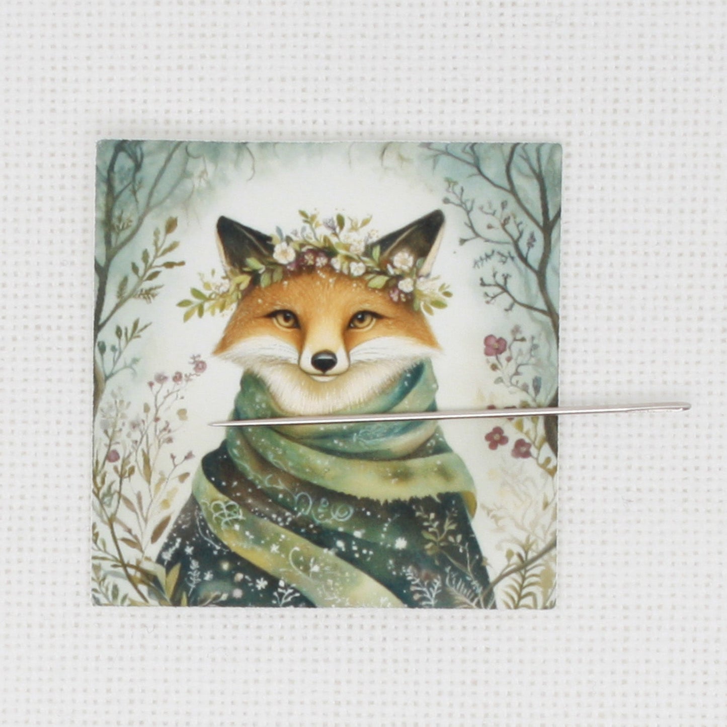 Winter Animals Fox Needle Minder