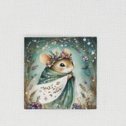 Winter Animals Mouse Needle Minder