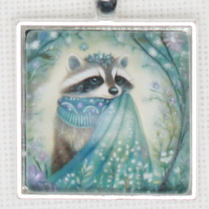 Winter Animals Raccoon Floss Ring
