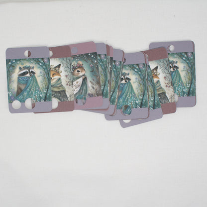 Winter Animals Floss Cards- Pack Of 20 Cards