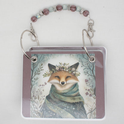 Winter Animals Fox  Floss Bag Book
