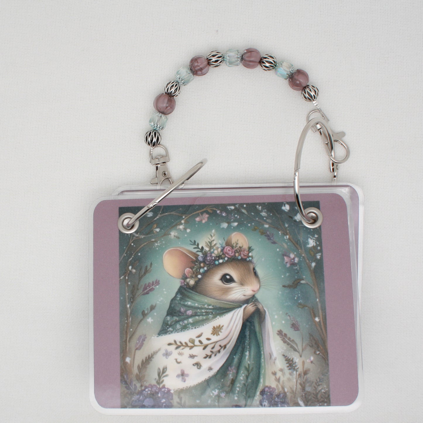 Winter Animals Mouse  Floss Bag Book