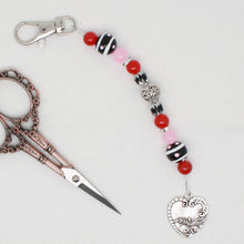 Valentine Scissor Fob