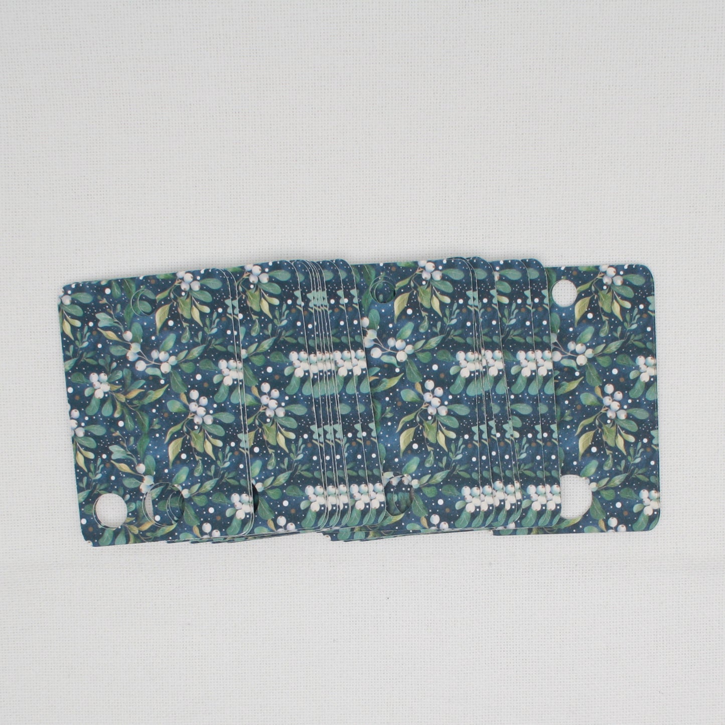Blue Floral Pattern Floss Cards- Pack Of 20 Cards
