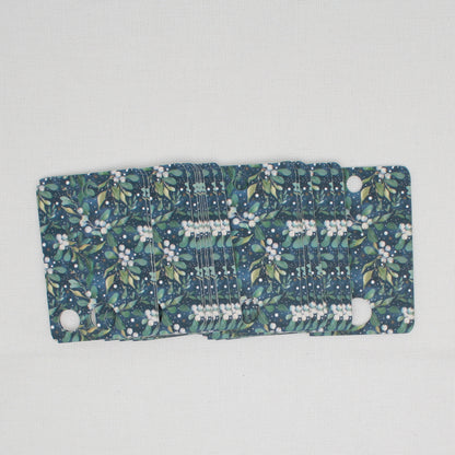 Blue Floral Pattern Floss Cards- Pack Of 20 Cards