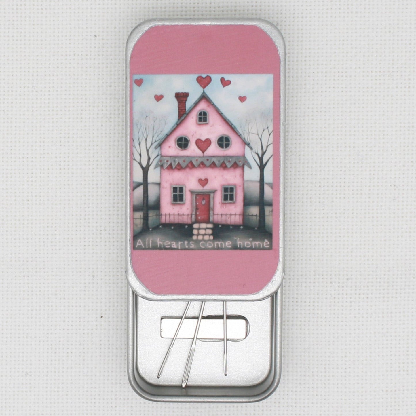 All Hearts Come Home  Needle Tin