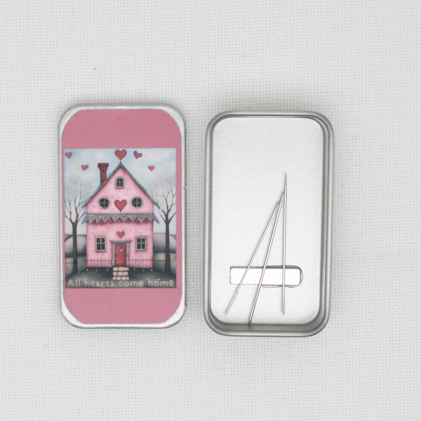 All Hearts Come Home  Needle Tin