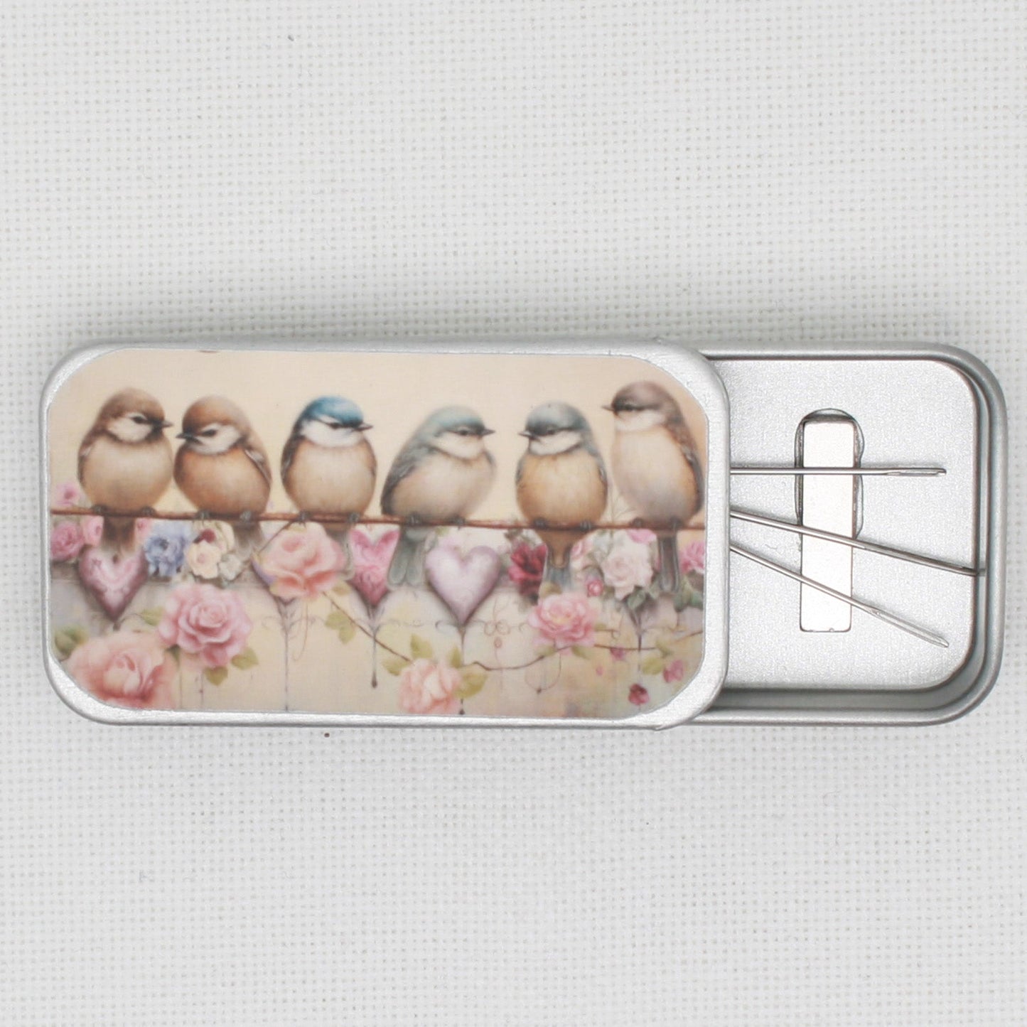 Love Is In The Air  Needle Tin