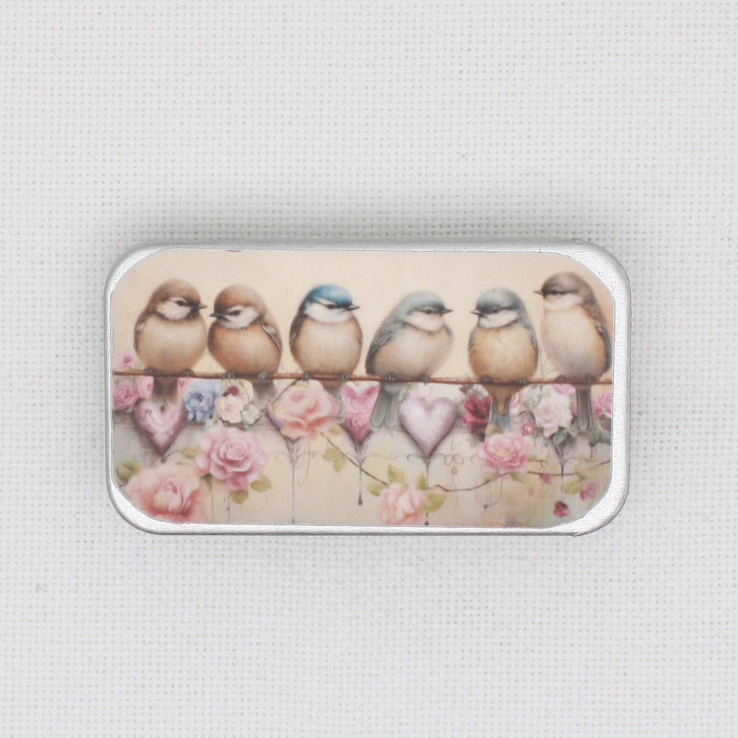 Love Is In The Air  Needle Tin
