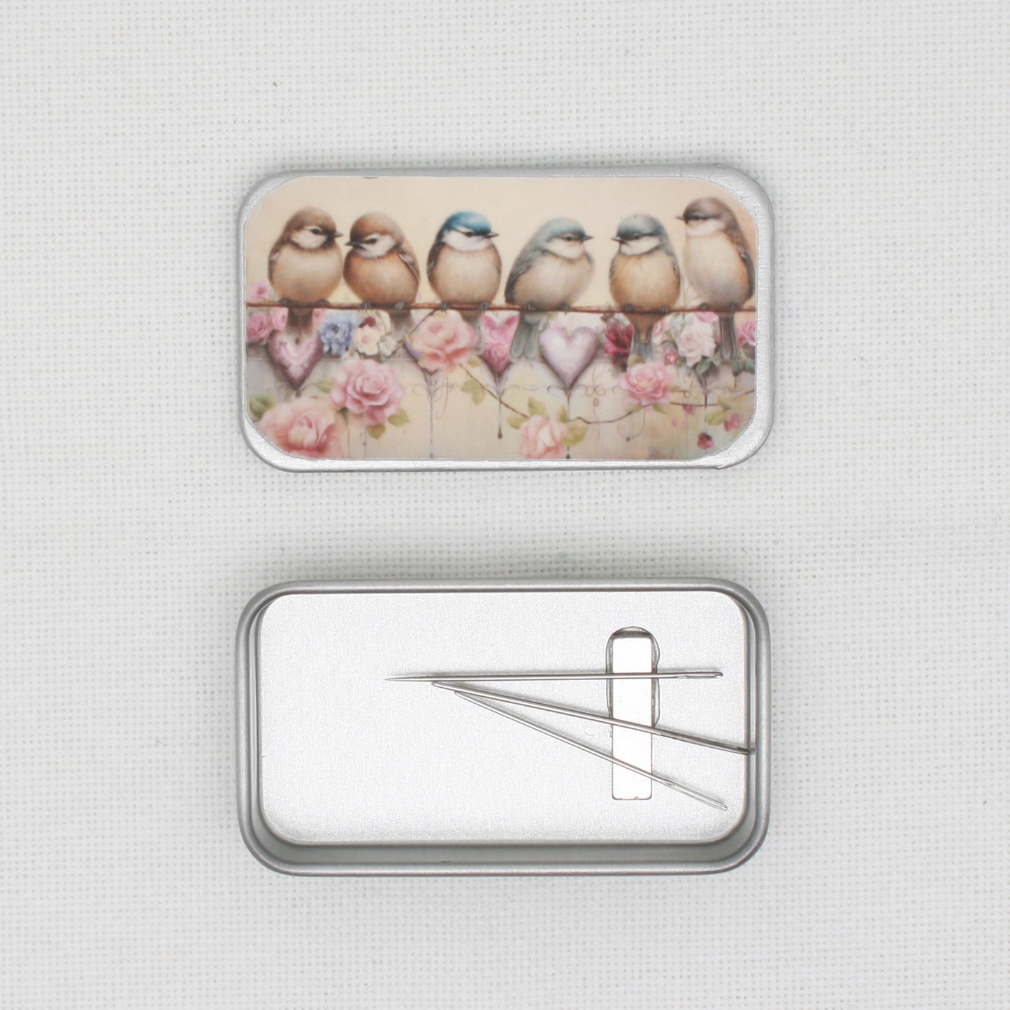 Love Is In The Air  Needle Tin