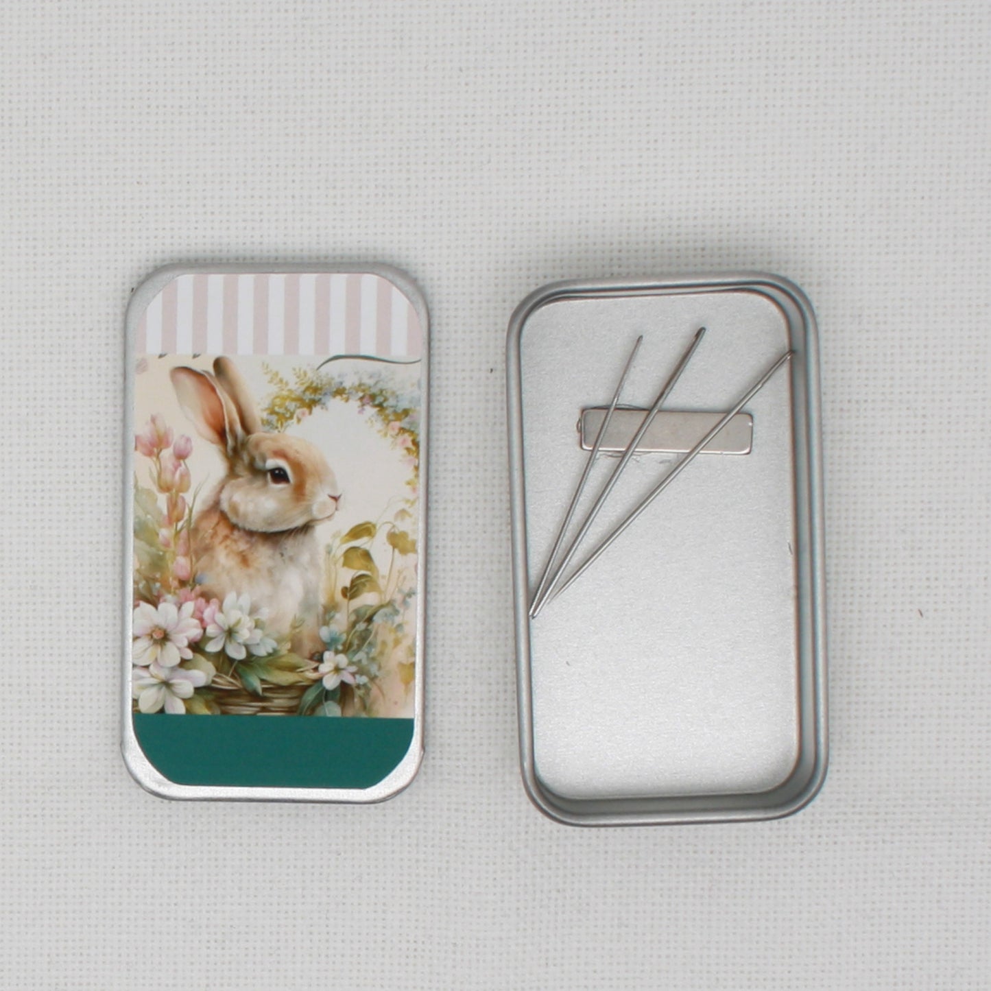Welcome Bunny Needle Tin
