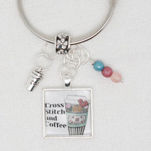 Cross Stitch And Coffee Floss Ring