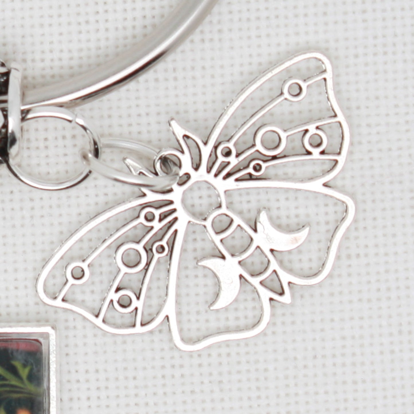 Red Butterfly Floss Ring