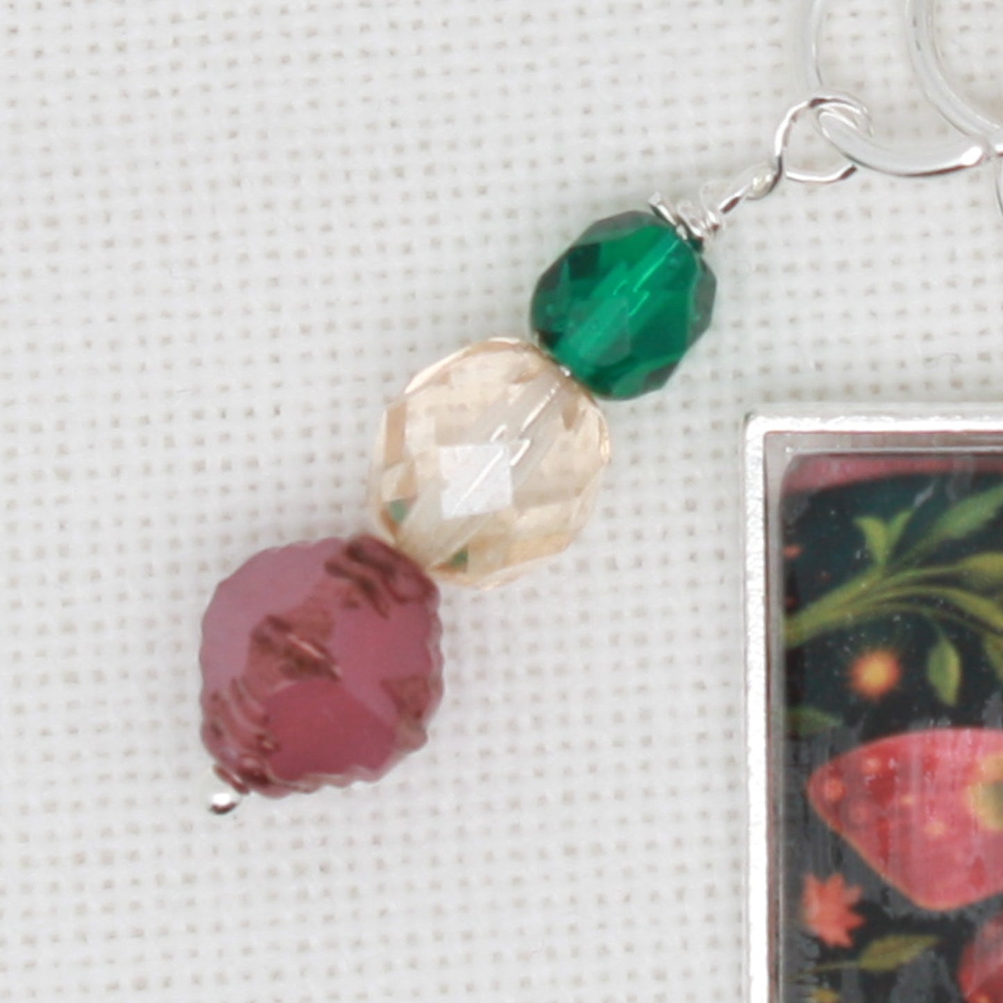Red Butterfly Floss Ring