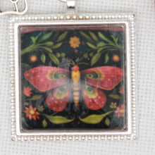 Red Moth Zipper Pull/ Mini- Fob