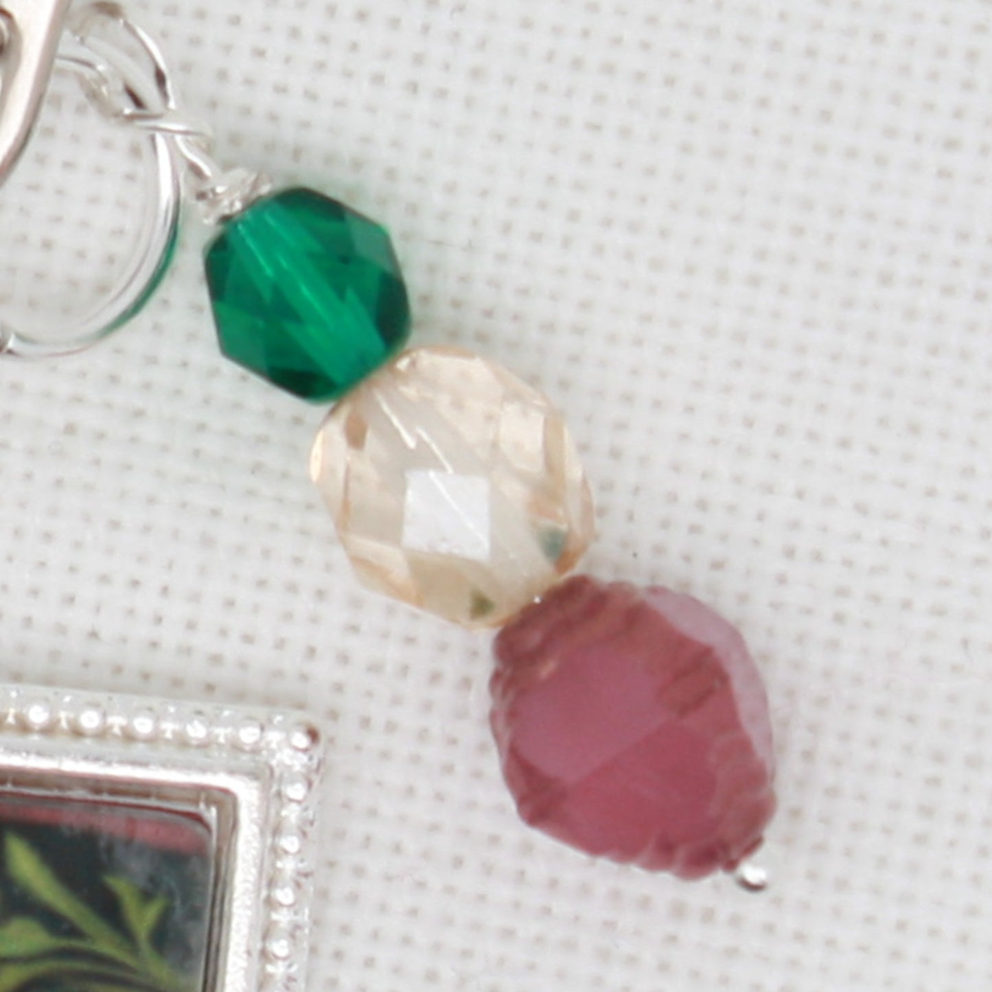 Red Moth Zipper Pull/ Mini- Fob