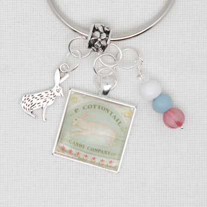 Cottontail Bunny Floss Ring