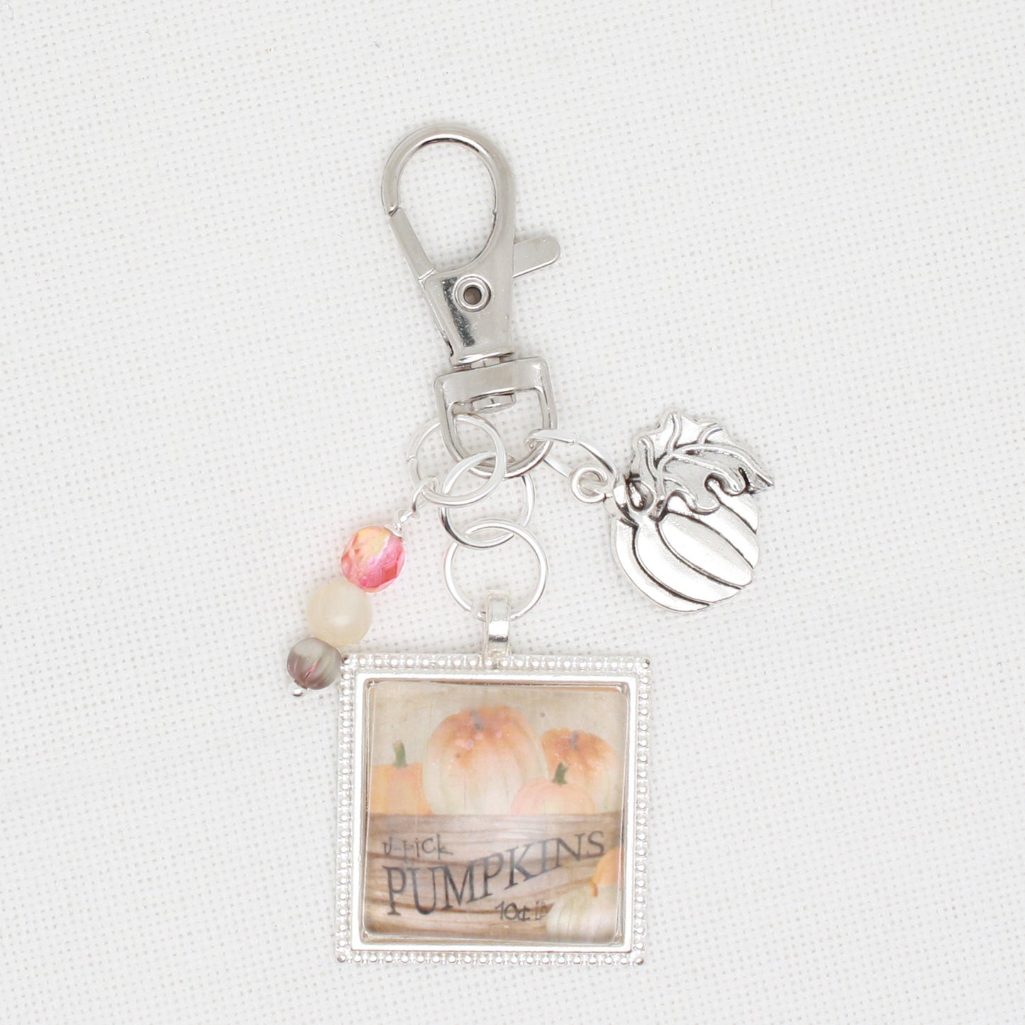 Pick Your Pumpkin  Zipper Pull/ Mini- Fob