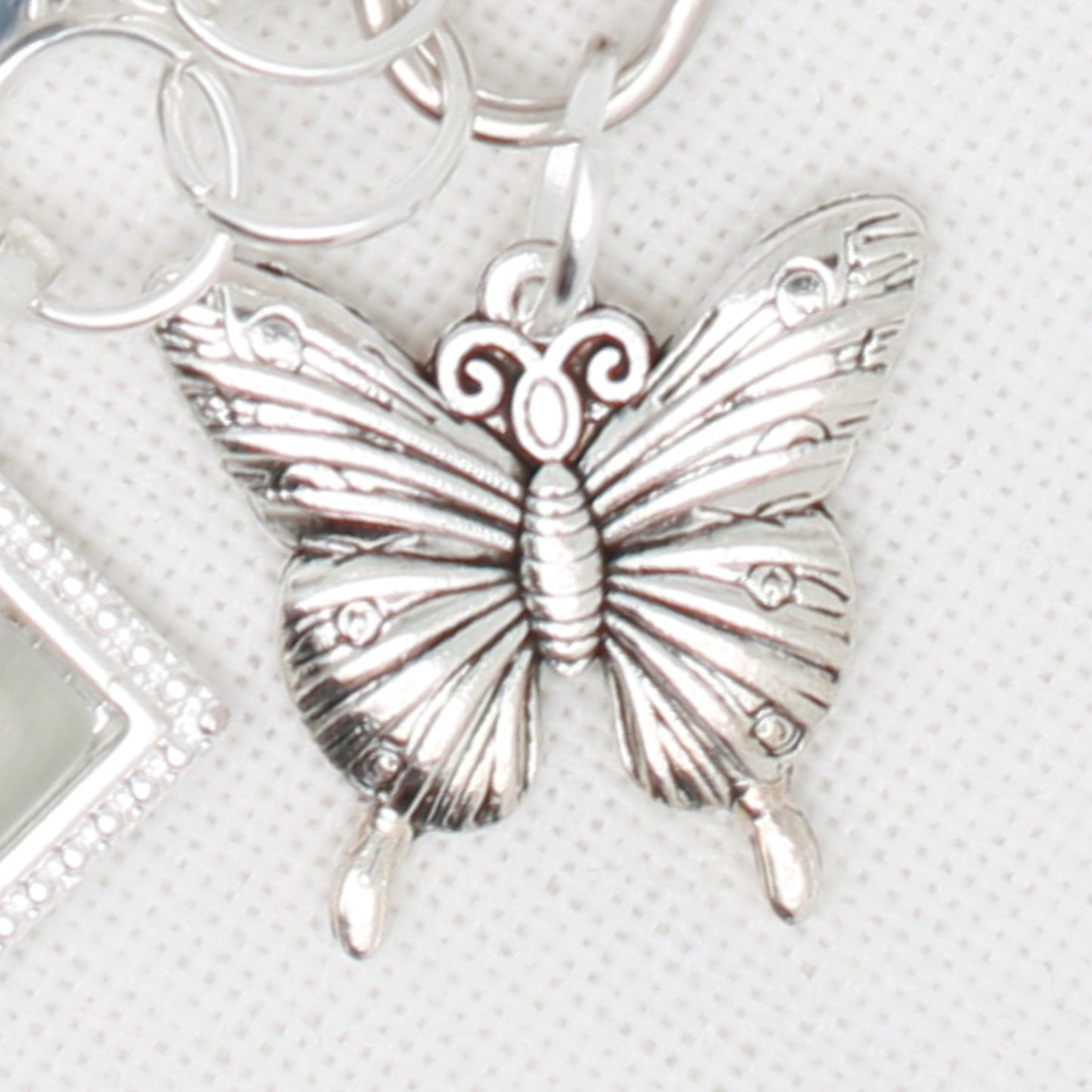 Spring Butterfly Zipper Pull/ Mini-Fob