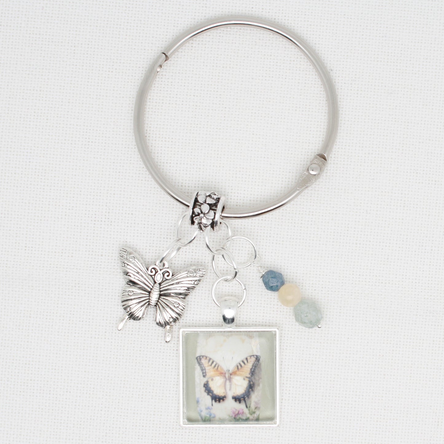 Spring Butterfly Floss Ring