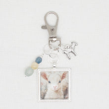 Spring Lamb  Zipper Pull/ Mini-Fob