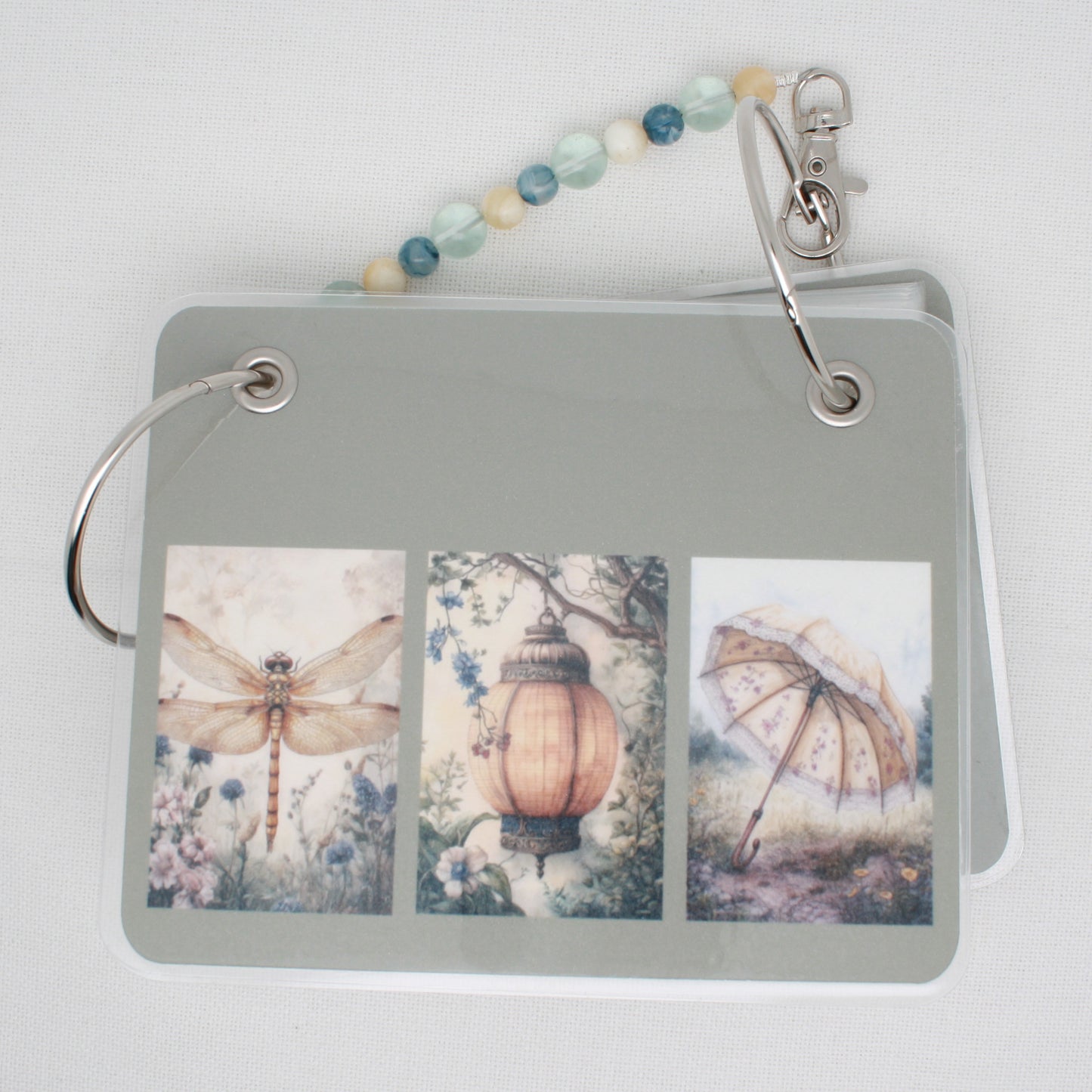 Spring Dragonfly Lantern Umbrella Floss Bag Book