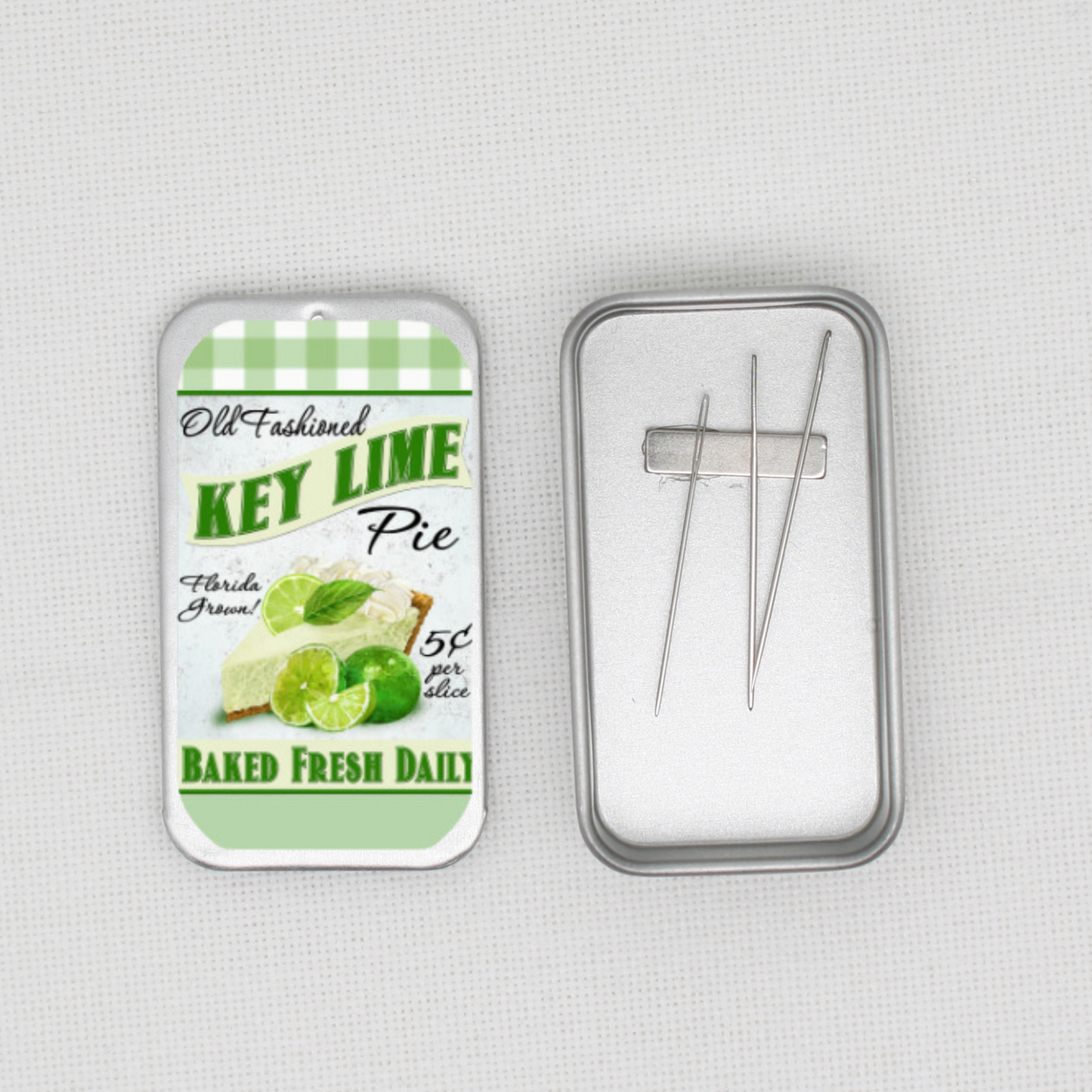 Key Lime Pie Needle Tin