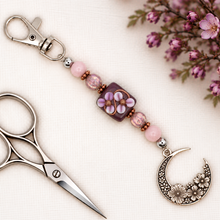 Flower Moon Scissor Fob