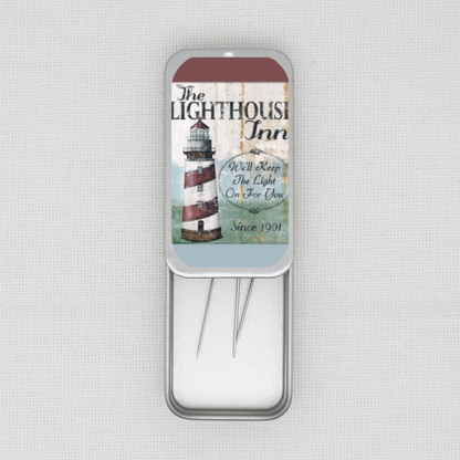 Lighthouse Inn Needle Tin