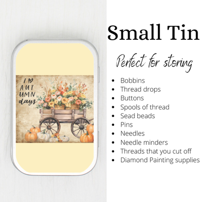 Love Autumn Small Storage Tin