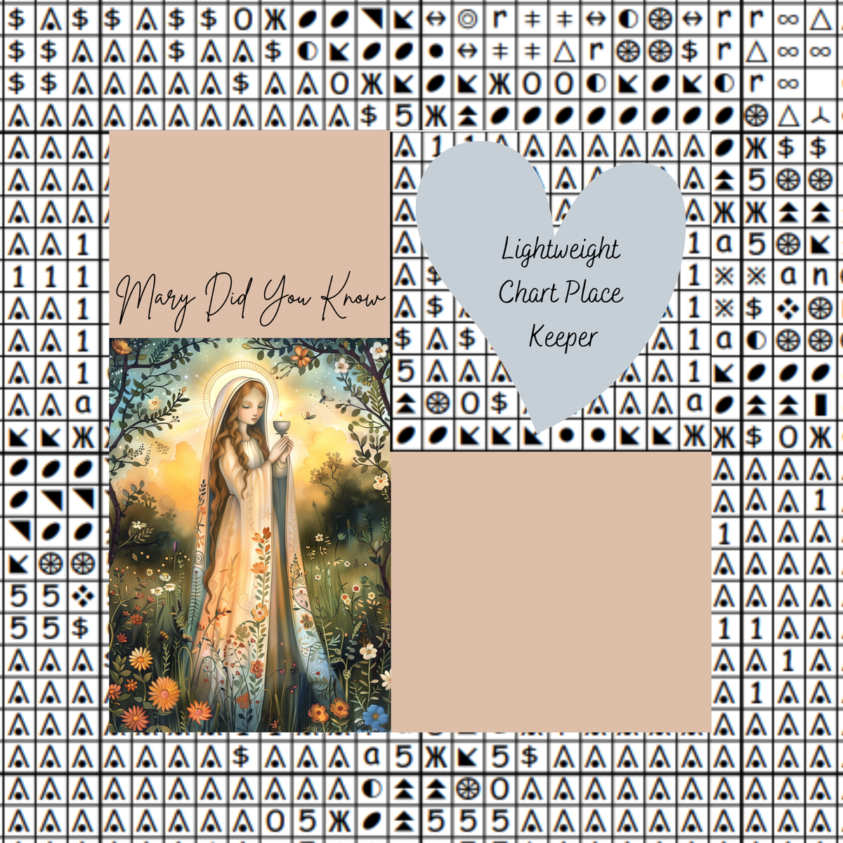 Mary Did You Know Chart Place Keeper