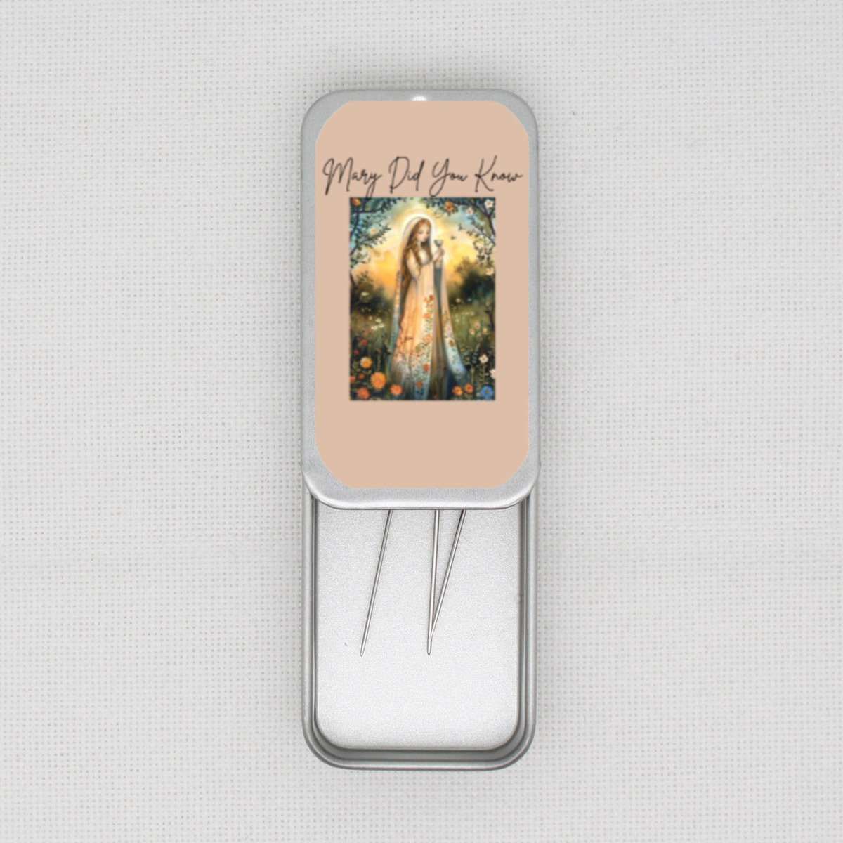 Mary Did You Know Needle Tin