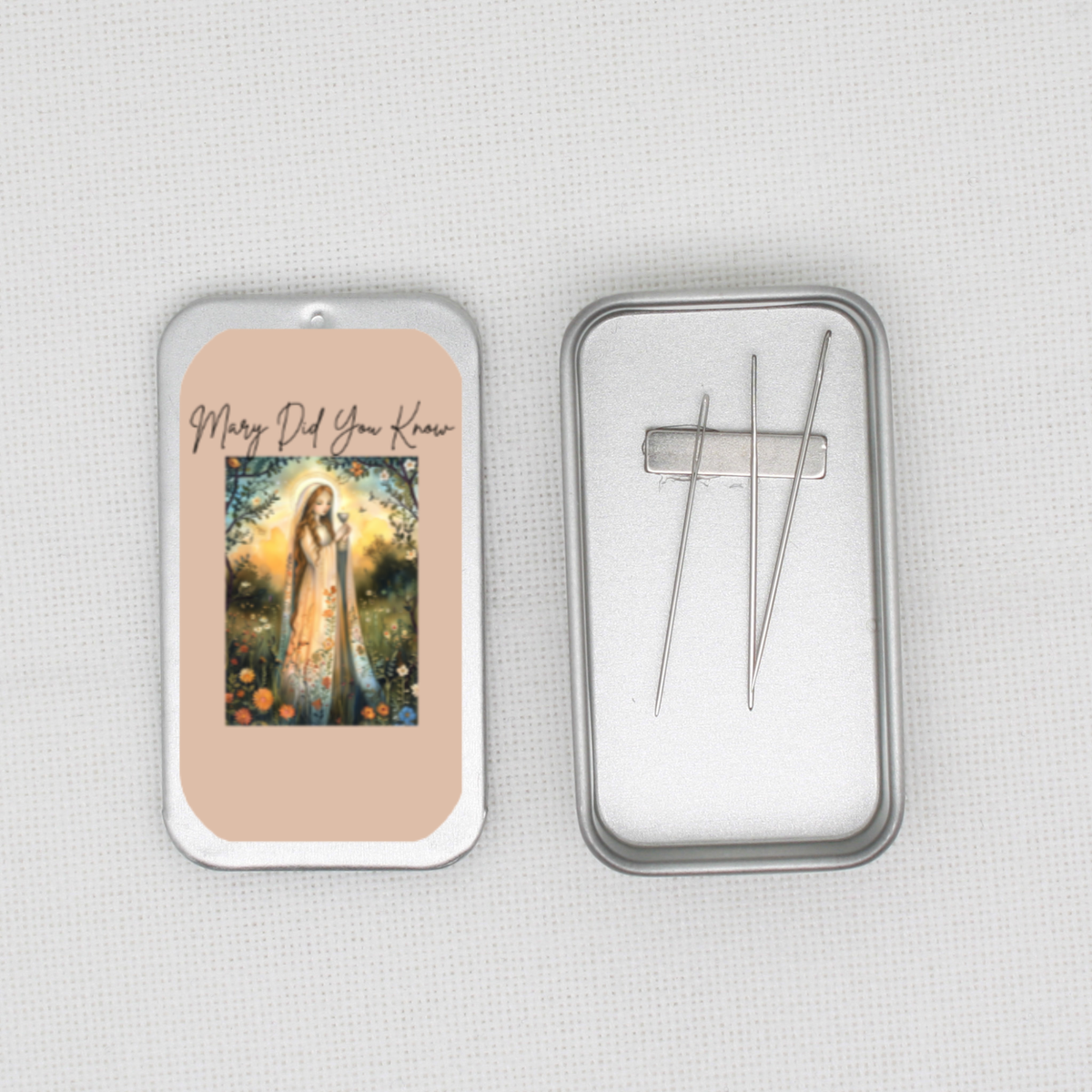 Mary Did You Know Needle Tin