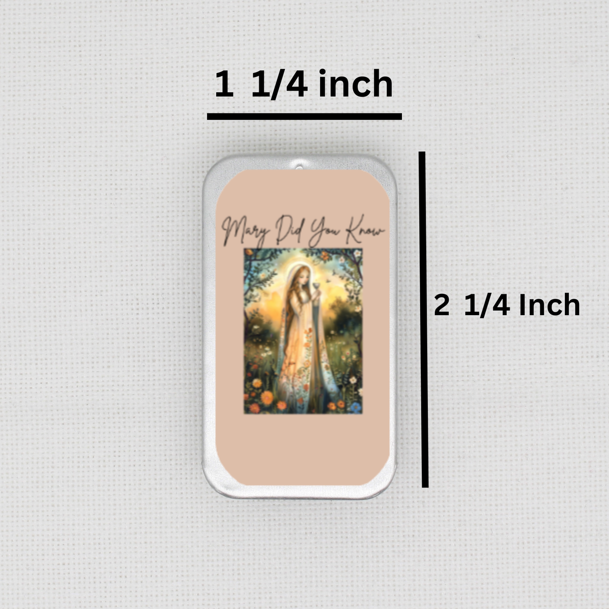 Mary Did You Know Needle Tin