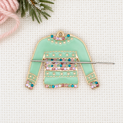 Sweater Enamel Magnetic Needle Minder For Cross Stitch